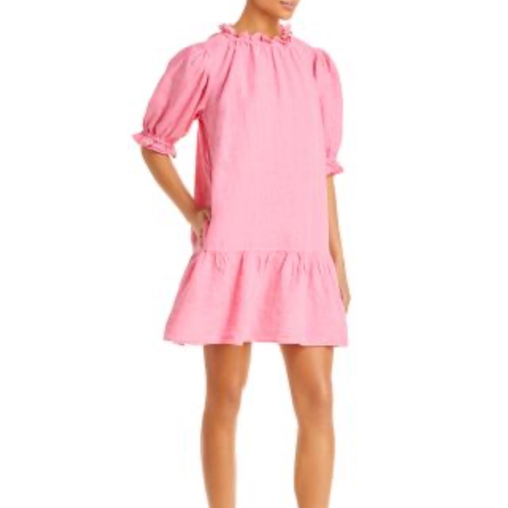 Velvet by Graham & Spencer Bernice Lt Pink Dress. - Picture 4 of 11